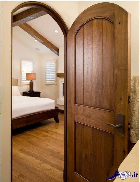 درب اتاق خواب چوبی قدیمی