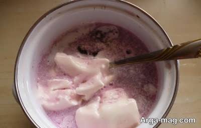 اضافه کردن بستنی به مخلوط ژله
