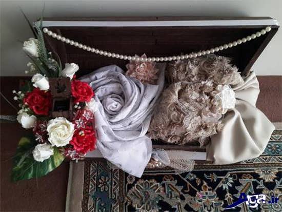 دیزاین چادر عروس در صندوقچه