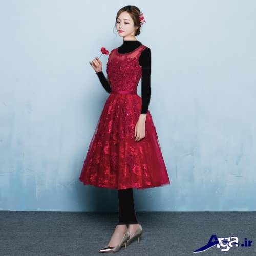 مدل لباس شب کره ای دخترانه 