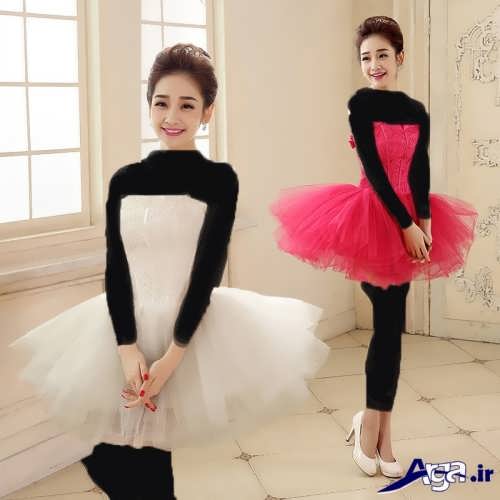 مدل لباس کره ای دخترانه کوتاه 