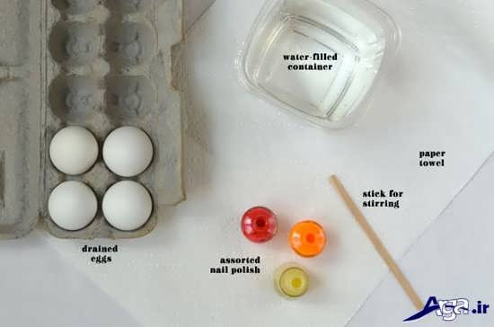 تزیینات تخم مرغ برای عید