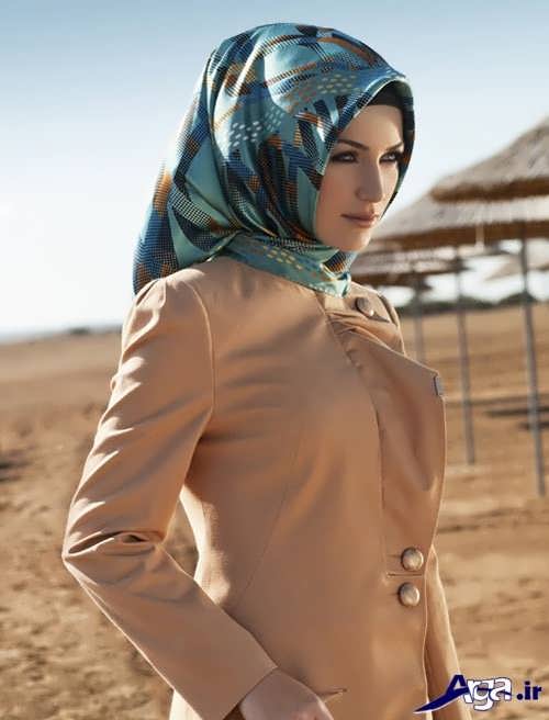 مدل بستن روسری باحجاب ساده 