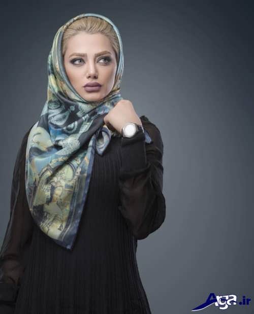 مدل بستن روسری شیک 