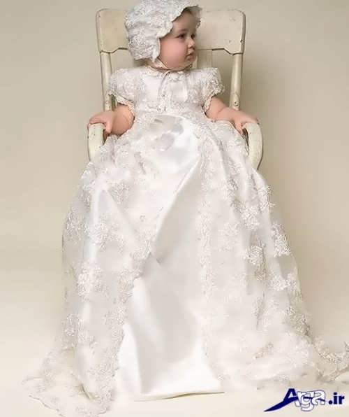مدل لباس عروس نوزادی با جدیدترین طرح های مد سال 