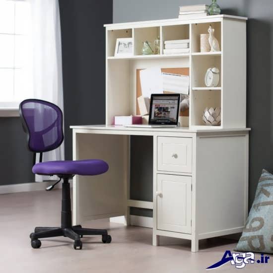 مدل کتابخانه و میز تحریر 