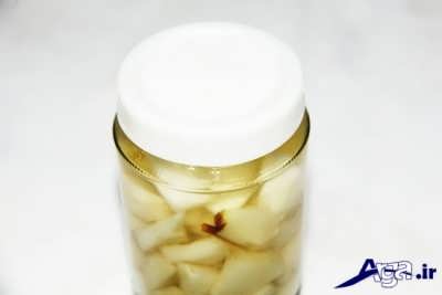 کمپوت گلابی خوش طعم 