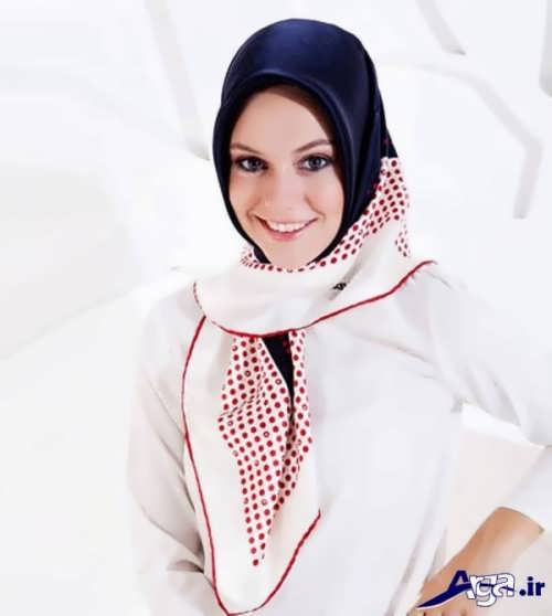 مدل بستن روسری شیک 