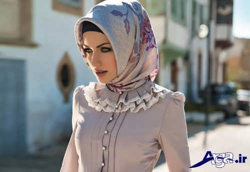 انواع روش های جدید و متفاوت برای بستن روسری 