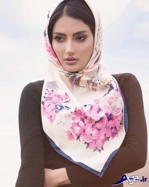 بستن روسری با انواع گره های ساده و فانتزی 
