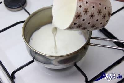 جوشاندن شیر