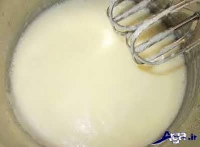 مخلوط مواد بستنی