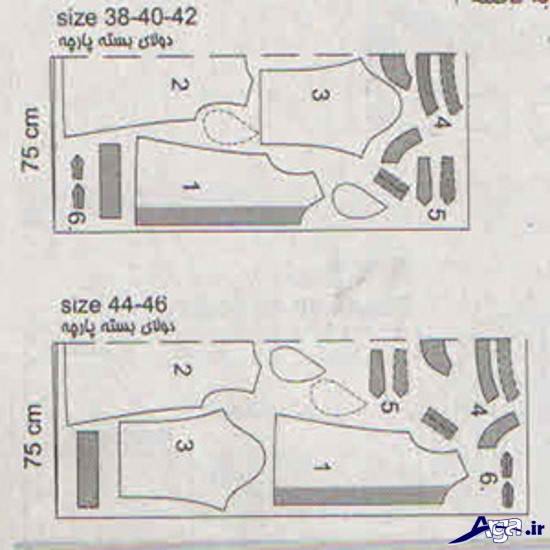 الگوی مانتوهای دخترانه