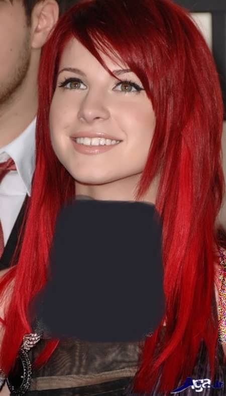 رنگ موهای زیبا و متفاوت قرمز 