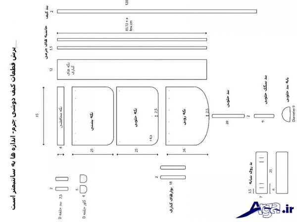 الگوی کیف دست دوز