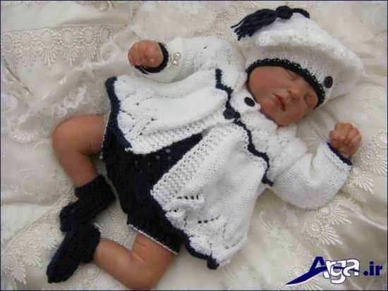 لباس گرم زمستانی نوزاد دختر