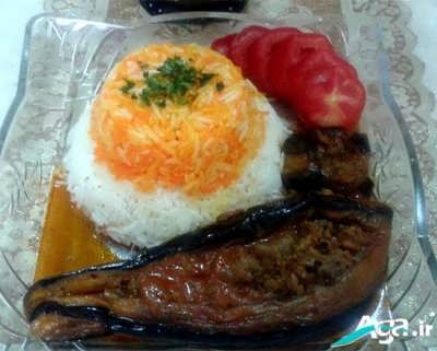 روش تهیه بادمجان شکم پر