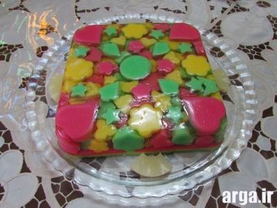 ساخت ژله خرده شیشه