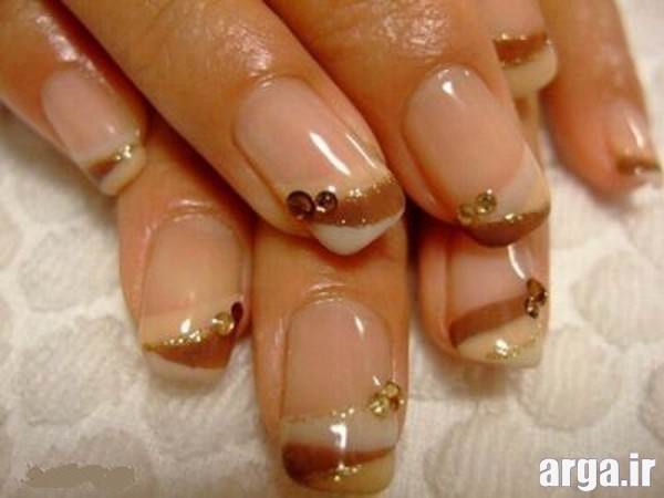 طراحی ناخن با نگین