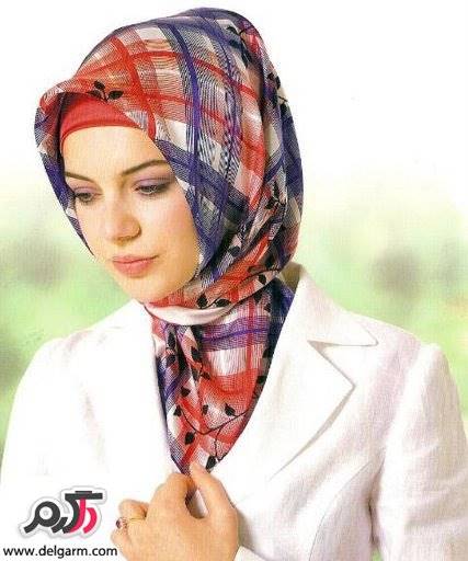 مدل روسری ساتن شیک و زیبا