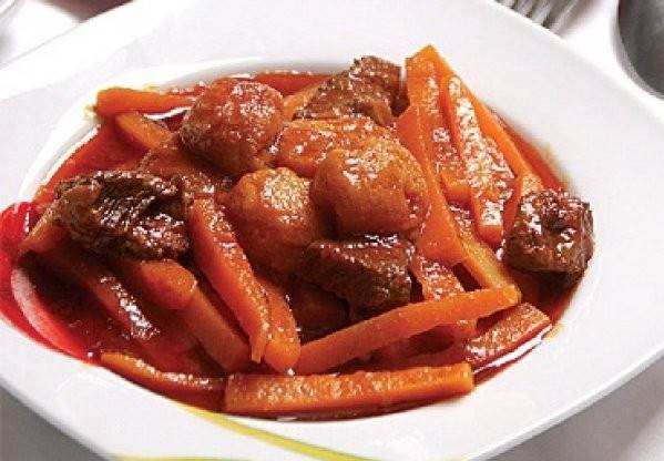  خورش آلو با هویج