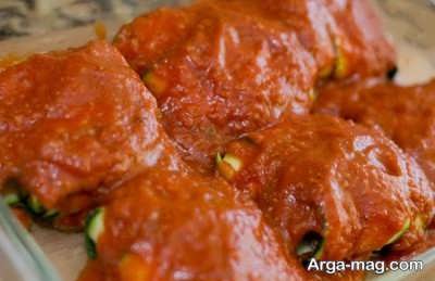 طرز تهیه سس گوجه برای بادمجان حصیری