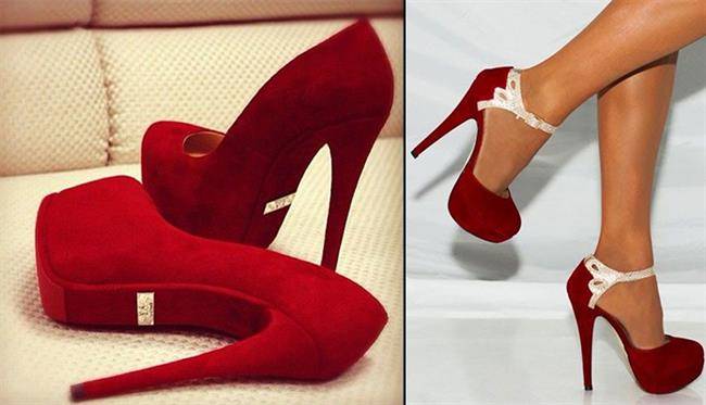 مدل کفش مجلسی قرمز