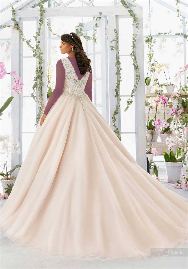 لباس عروس سایز بزرگ 2018