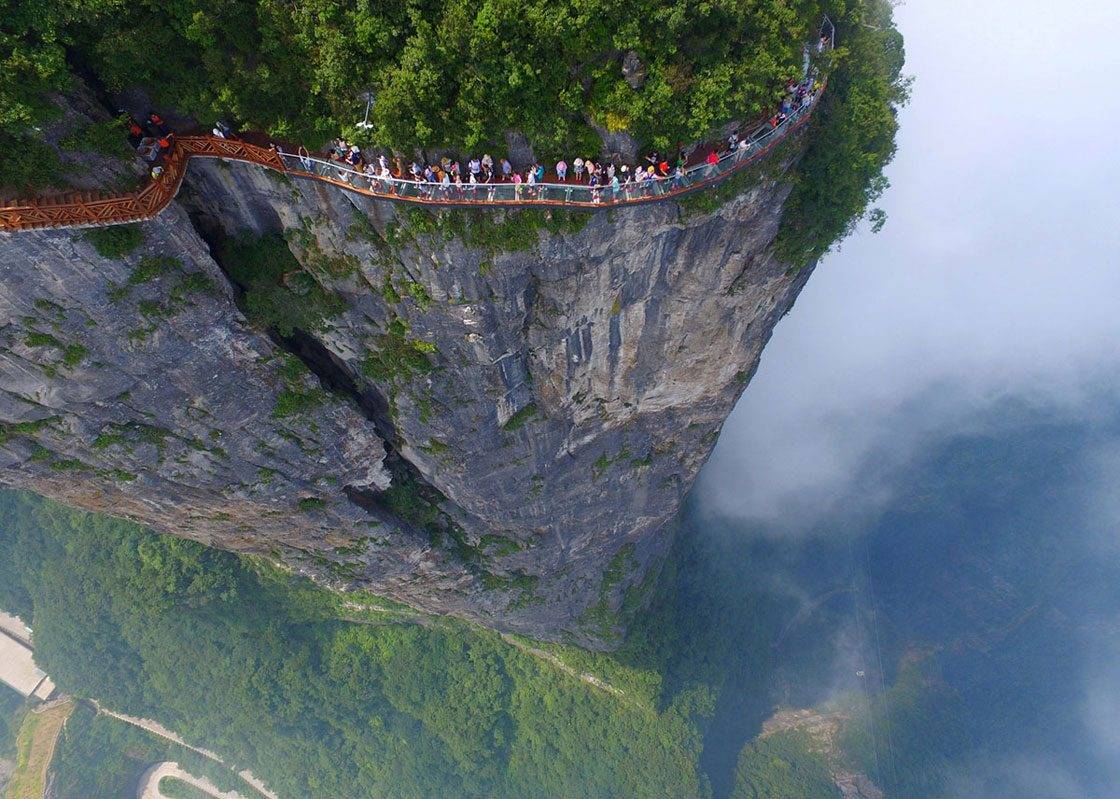چشم‌اندازهای زیبا و طبیعی کشور چین از بالا