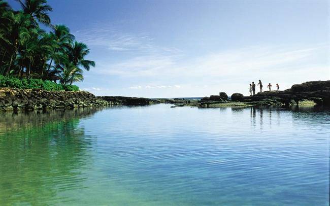 ساحل Ko Olina منطقه Oahu