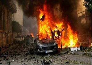 منفجر شدن دو خودرو بمب گذاری شده در شهر دومای دمشق