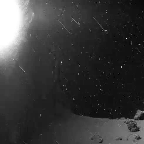 ویدیوی دنباله دار 67P - فضاپیمای روزتا