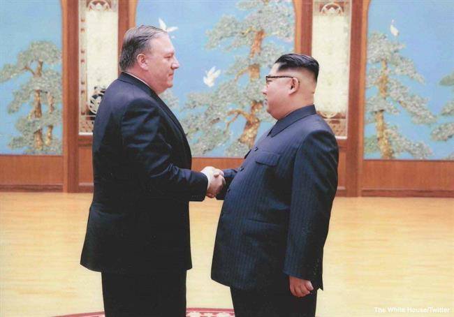 تصاویر تازه منتشر شده از دیدار مایک پمپئو و رهبر کره شمالی