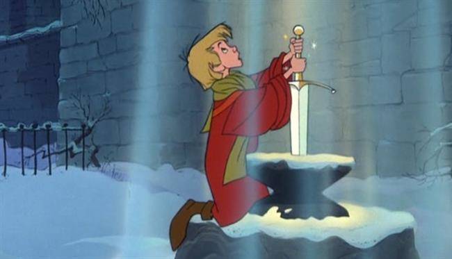 انیمیشن شمشیر در سنگ اثر ماندگار والت دیزنی