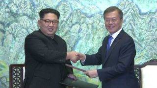 توافق رهبران دو کره برای خلع سلاح هسته‌ای کامل در شبه‌جزیره کره/امضای توافق صلح در سال جاری / رئیس جمهور کره جنوبی پاییز به کره شمالی سفر می‌کند+فیلم