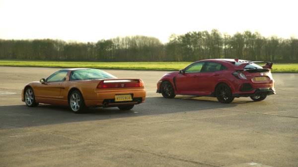 Honda Civic Type R vs Old NSX – DRAG RACE, ROLLING RACE (4)