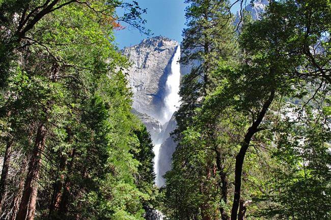 مسیر پایینی آبشار های یوسمایت Lower Yosemite Falls Trail