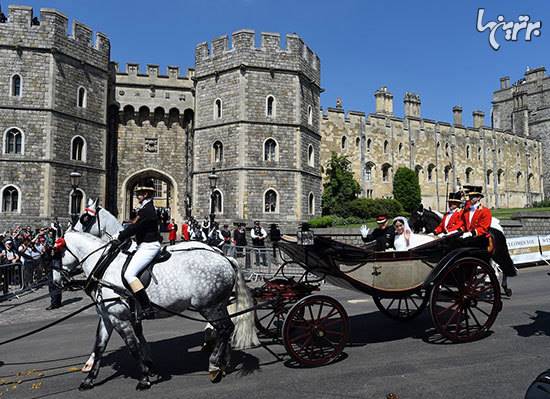 نگاهی به خودروهای حاضر در مراسم عروسی نوه ملکه بریتانیا