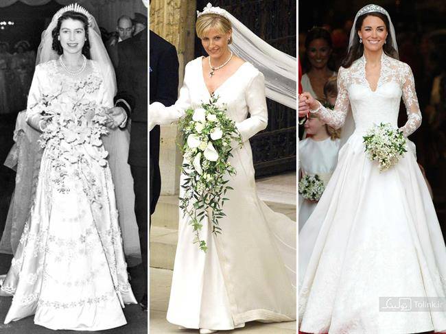 نگاهی به لباس عروس‌های سلطنتی در 70 سال اخیر (سری اول) 