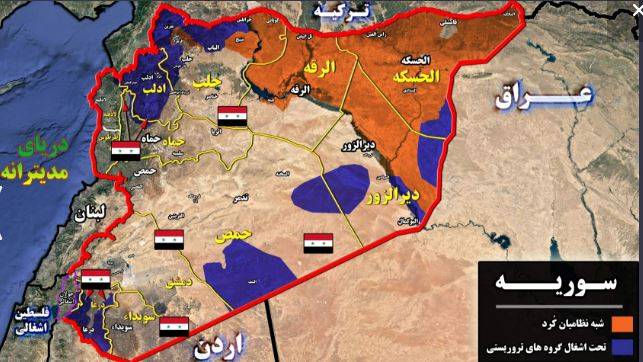اعزام کاروان‌های نظامی به شمال و جنوب سوریه/ وحشت بر اردوگاه حامیان گروه‌های تروریستی حاکم شد+نقشه میدانی