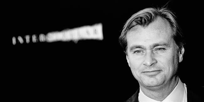 HOLLYWOOD, CA - OCTOBER 26: (EDITORS NOTE:This image has been converted from color to B/W) Director/writer/producer Christopher Nolan attends the premiere of Paramount Pictures' "Interstellar" at TCL Chinese Theatre IMAX on October 26, 2014 in Hollywood, California. (Photo by Frazer Harrison/Getty Images)