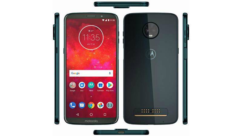 انتشار نخستین رندر واضح از Moto Z3، پرچمدار تازه موتورولا