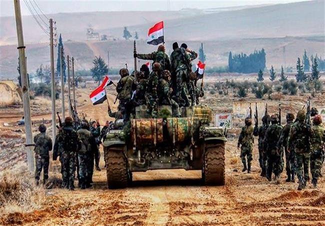 پیشروی ارتش سوریه در مناطق جنوب شرقی
