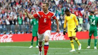جام جهانی 2018 روسیه؛			 پیروزی قاطع روس‌ها مقابل عربستان/سعودی‌ها باز هم زنگ تفریح جام‌جهانی