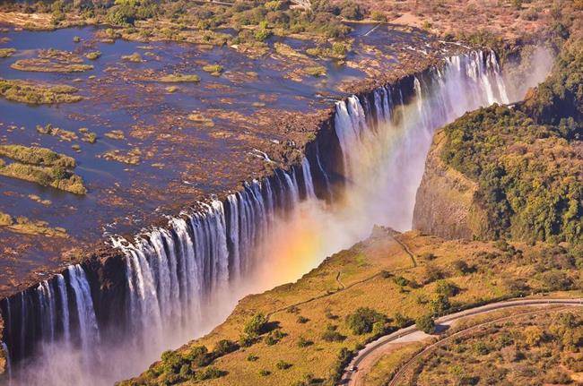 آبشارهای ویکتوریا Victoria Falls در زیمبابوه و زامبیا