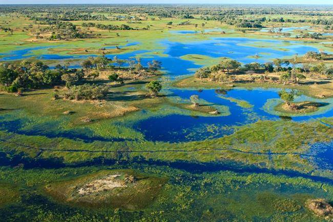 دلتای اوکاوانگو Okavango Delta در بوتسوانا