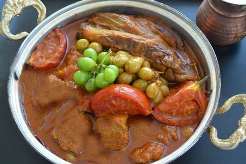 خورش بادمجان غوره ای