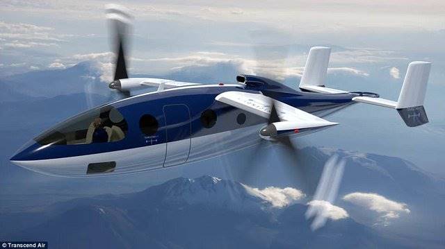 هواپیمای مسافری عمودپرواز با 3 برابر سرعت بالگرد+تصاویر