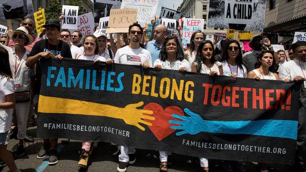 واکنش جهانی علیه سیاست ضد مهاجراتی ترامپ/راهپیمایی «خانواده‌ها به هم تعلق دارند» در 750 شهر آمریکا