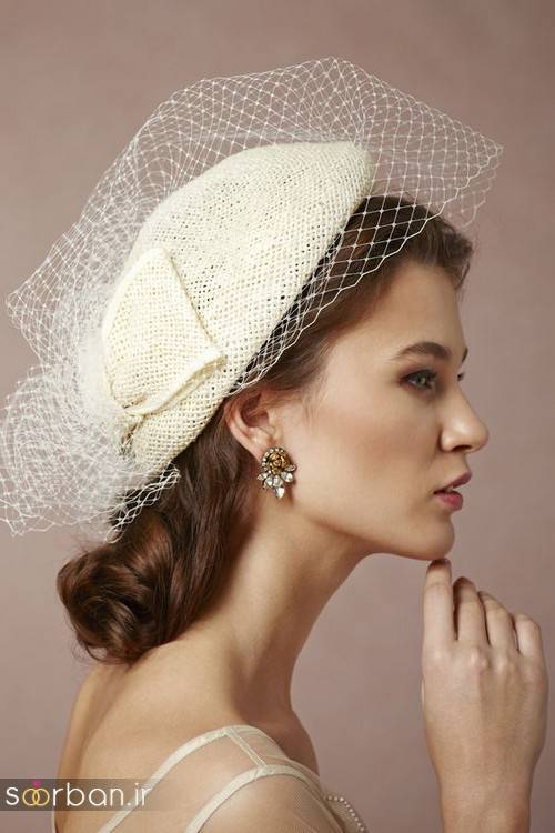 مدل کلاه عروس توری و کلاسیک جدید-19